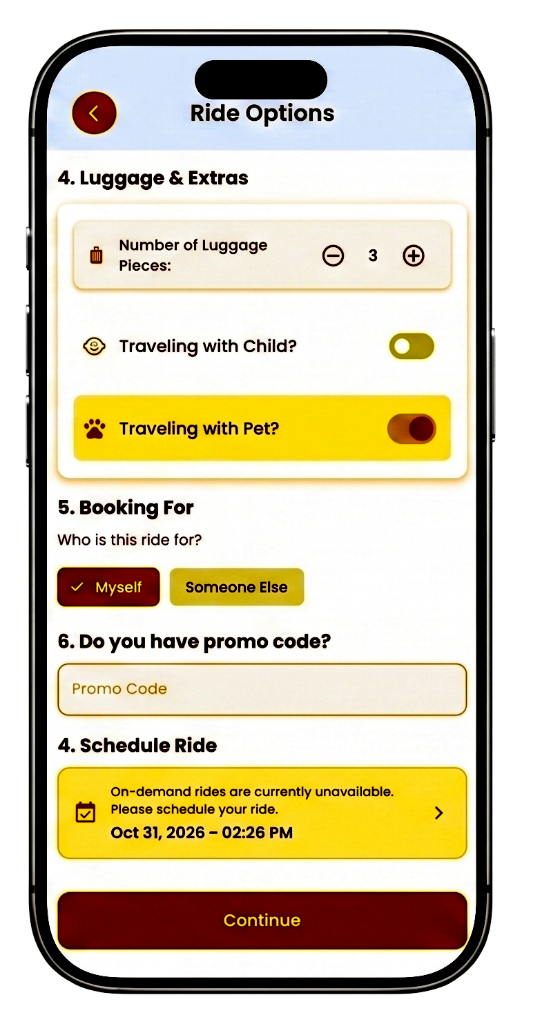 Ride Options